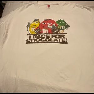 M&MS Kyle Busch #18 Hanes T Shirt size XXL